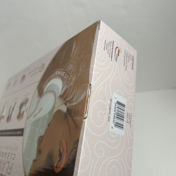 Finishing Touch Flawless Cleanse Spa Spinning Spa Brush w/3 heads Brand New - Picture 7 of 7